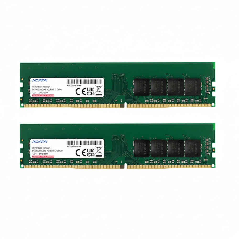 Memória RAM Adata 8GB DDR4 3200MHz 1.2V UDIMM, CL22, Single Rank, Desktop – AD4U32008G22-SGN