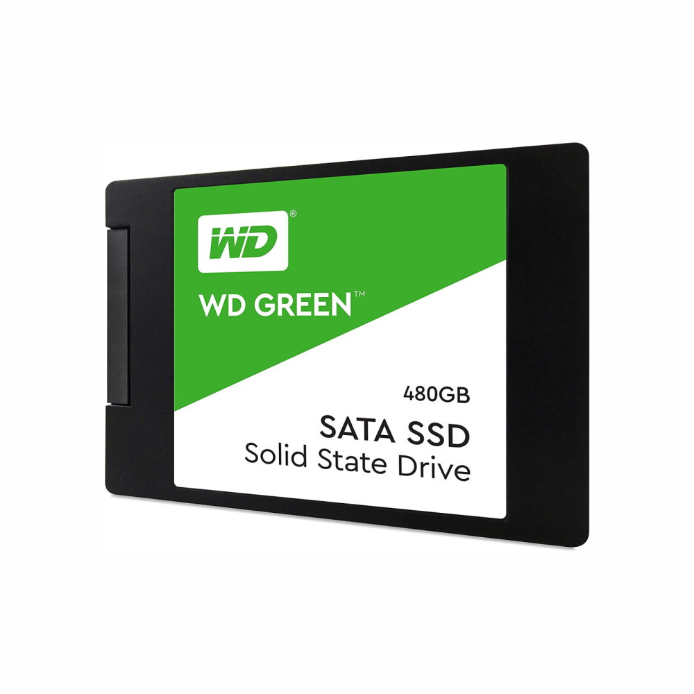 SSD WD Green 480GB SATA III 2.5" Leitura 545MB/s Gravação 430MB/s WDS480G2G0A