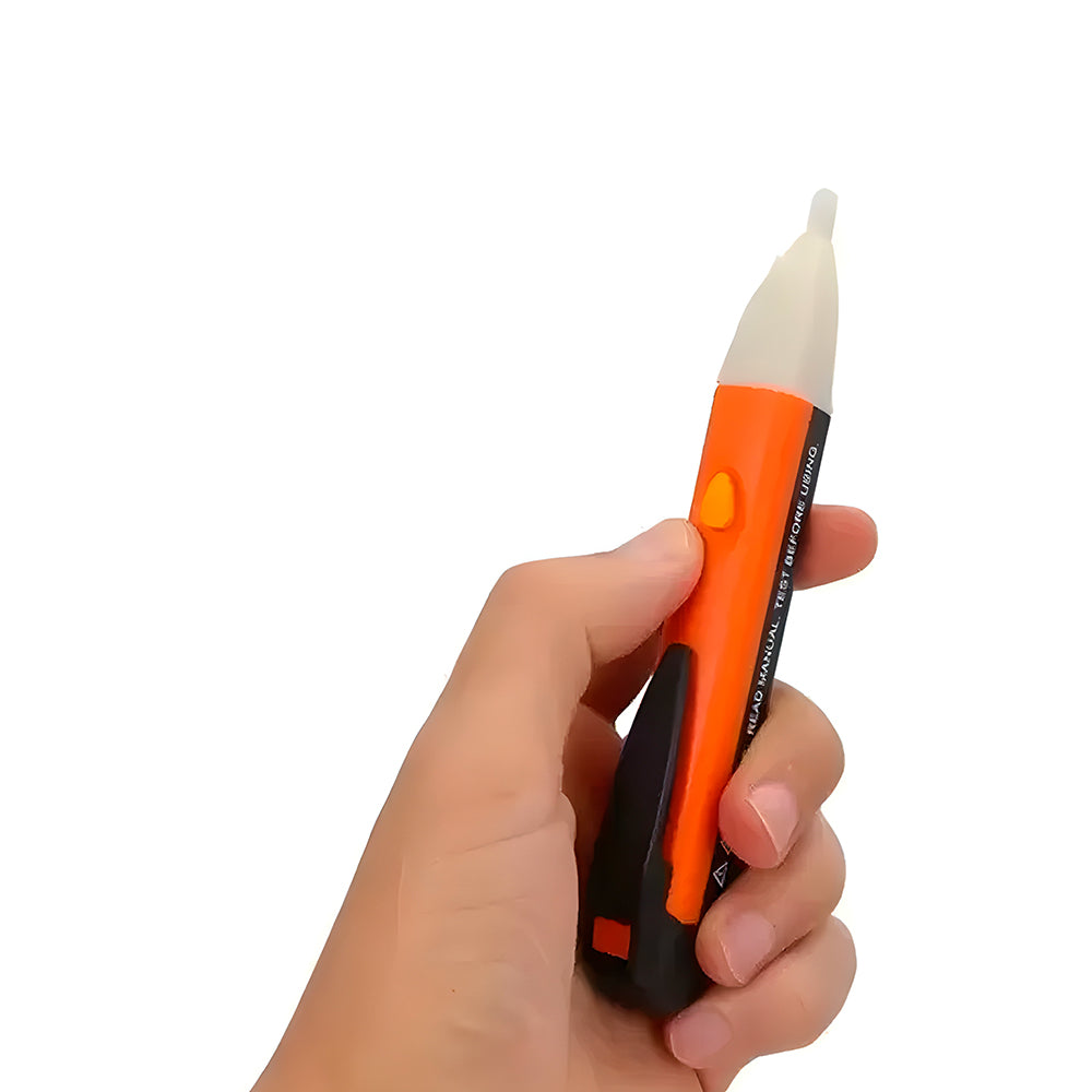 Caneta Detectora de Tensão Com Luz e Alerta Sonoro 90v a 1000v Com Pilhas KNUP - KP-AA002