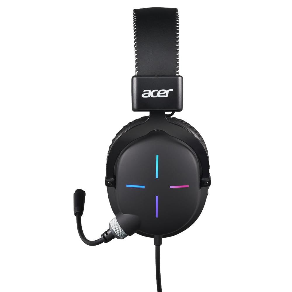 Headset Gamer Nitro NHW200 Gen 2 Desing Over-Ear RGB Com Microfone Omnidirecional