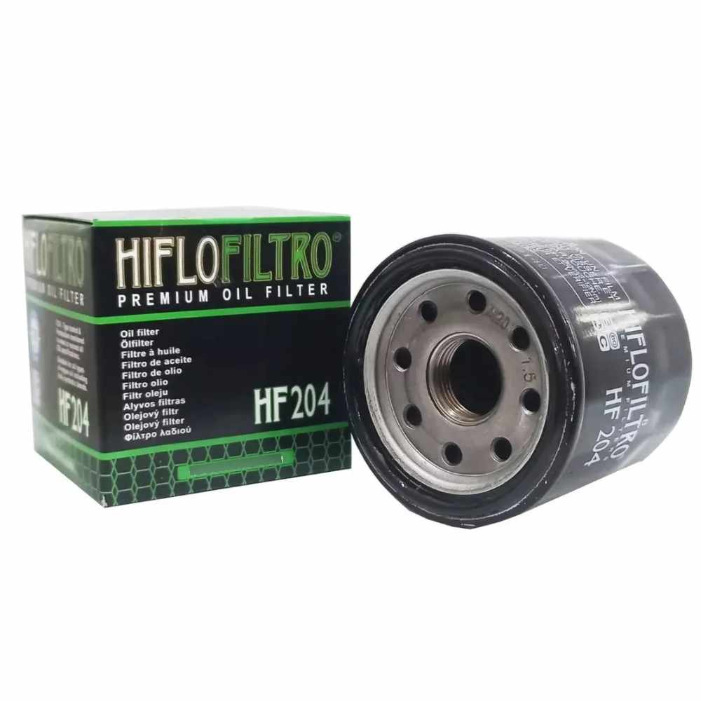 Filtro de Óleo Hiflo Premium para Motos HF204 Kent Da1 4QX Cbr1000 Cb1000 Mt03/07/09 R3 Xj6