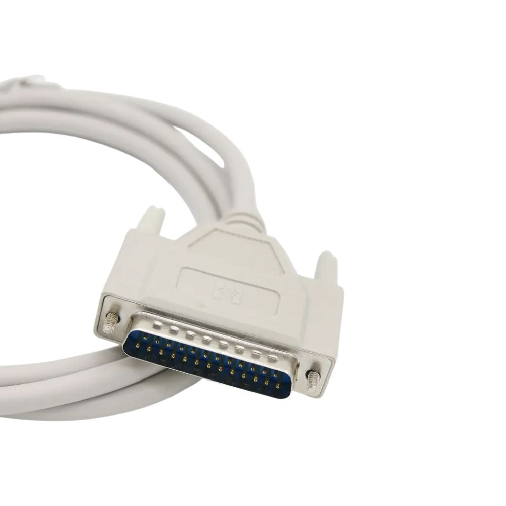 Cabo Serial RS232 DB25 Macho x Macho 25 Pinos Para Impressora PC Automação