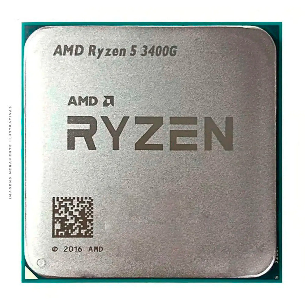 Computador Gamer AMD Ryzen 5 3400G 8 Núcleos, Radeon Vega, RAM 16GB DDR4, SSD 480GB, Fonte 500W, Gabinete MT-G670SBK