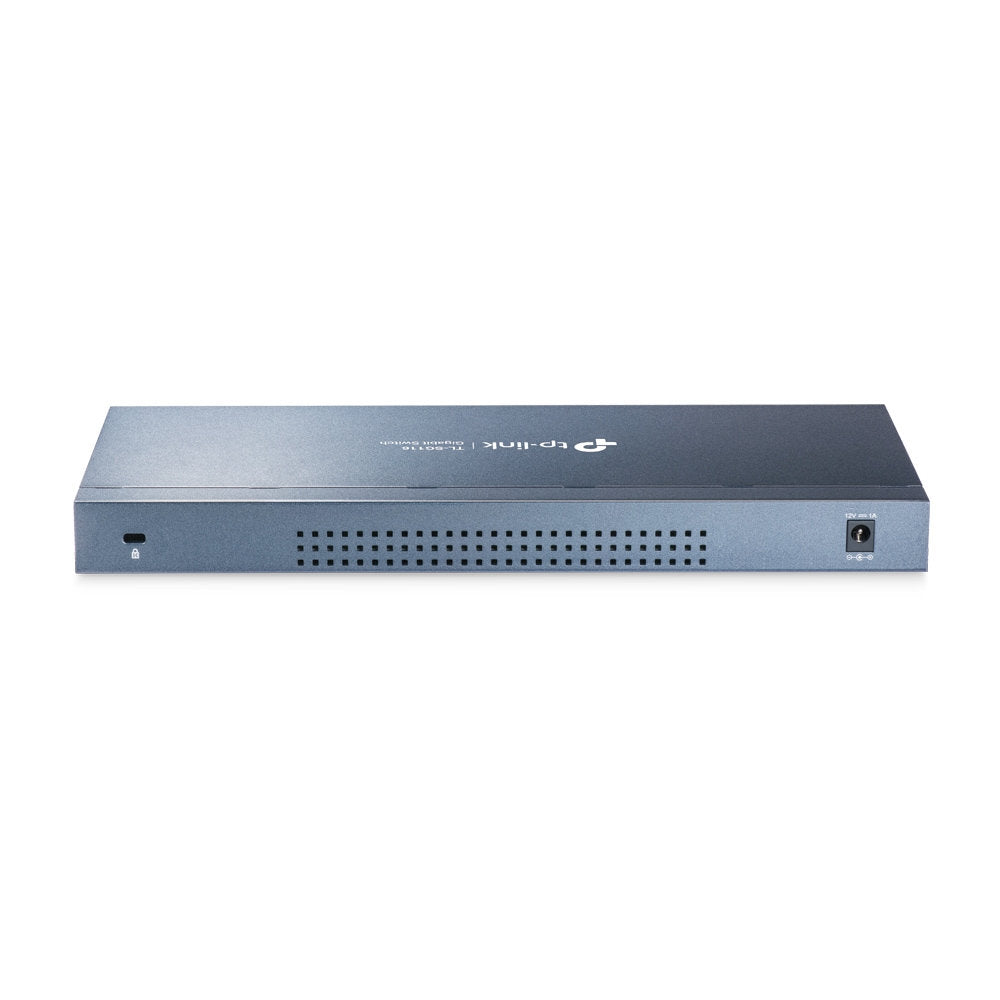Switch 16 Portas TP-Link TL-SG116 Gigabit 10/100/1000 Auto-MDI/MDIX Aço