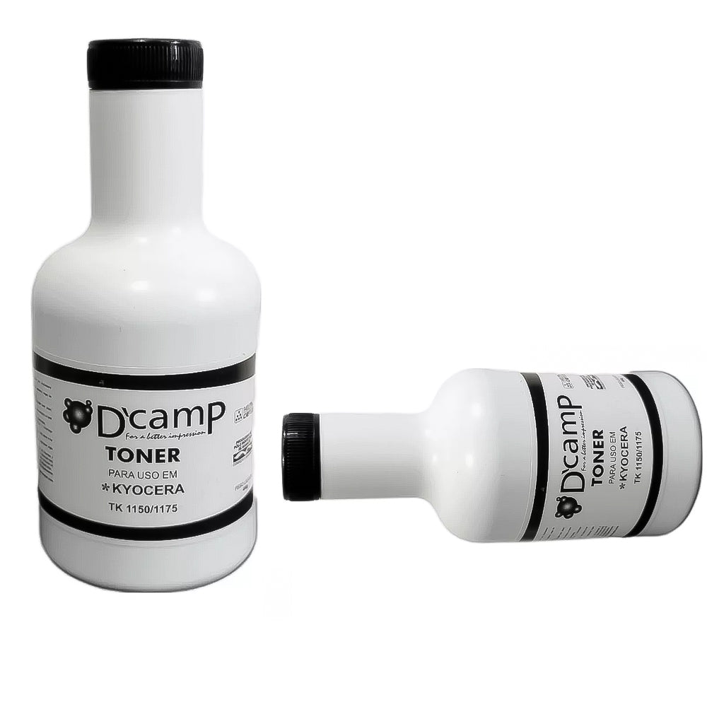 Refil Toner D'camp Para Kyocera TK 1150/1175 Fs1035 1135 1120 1060 M2040 (300gr)
