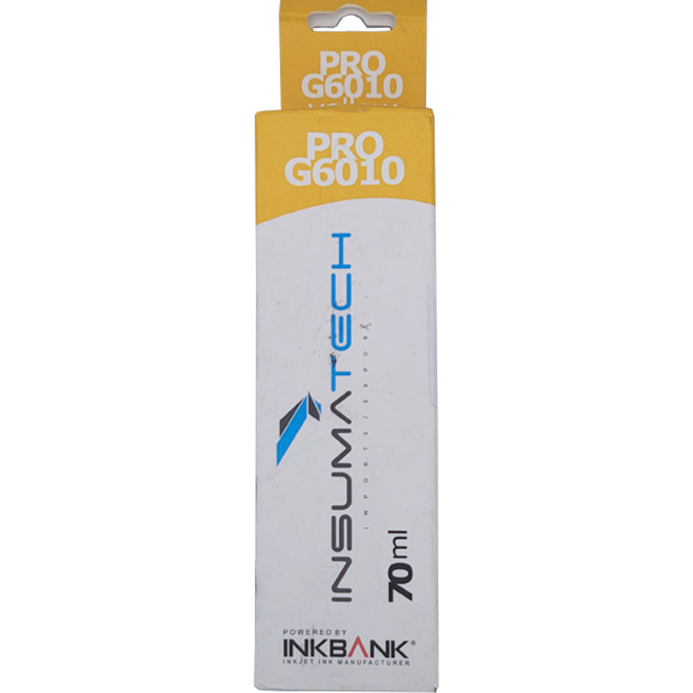 Refil de Tinta Compatível com Canon Insumatech Pro G6010 Corante Amarelo  70 ml