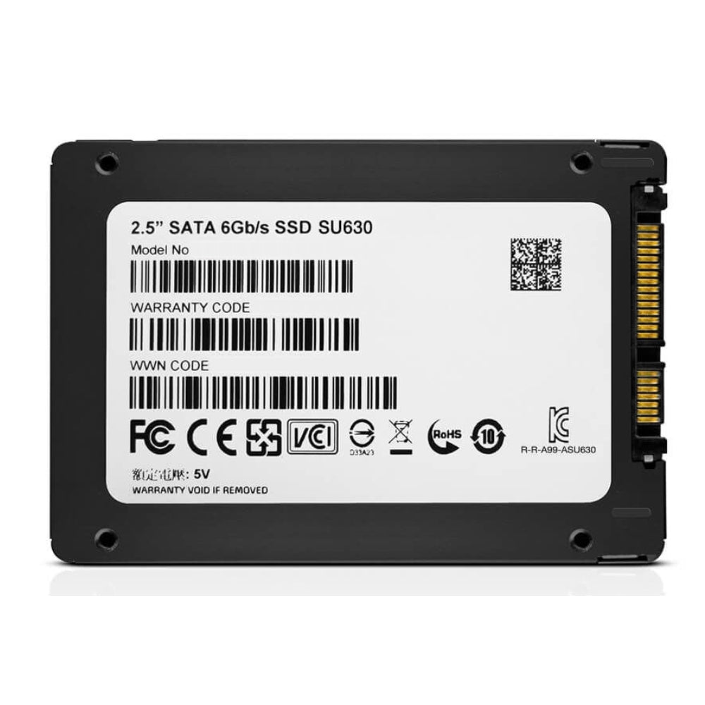 HD SSD Adata SU630- 240GB SATA Leitura 520MB/s Gravação 450MB/s -ASU630SS-240GQ-R
