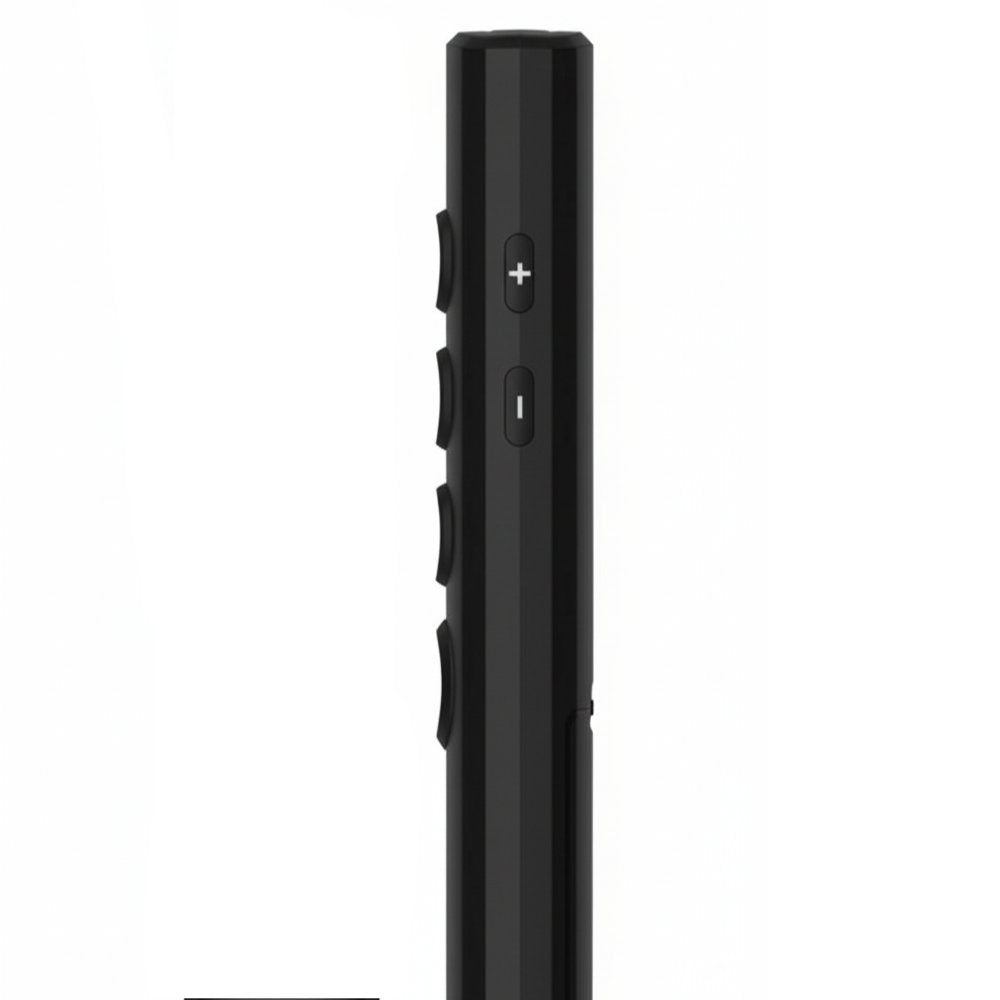 Apresentador de Slides Wireless, Controle de Volume, com Laserpoint, GET, Preto