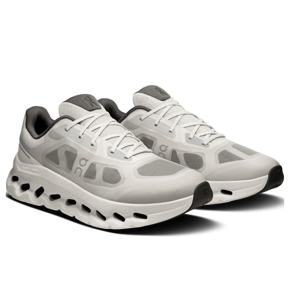 Tênis On Running Feminino Tamanho 37 Com Tecnologia CloudTec Phase™,Drop de 7 mm e Superespuma Helion™ - (Alloy/Ivory)