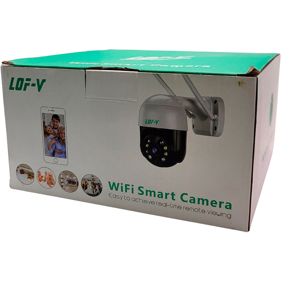Câmera De Segurança IP Wi-Fi Externa Giratória Visão Noturna-Detectora De Áudio- Detecção Facial-Wifi Smart Camera