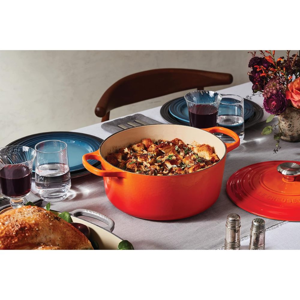 Panela Le Creuset Redonda 28Cm/ 11 IN 6,7L 7.5Qt Signature - Laranja