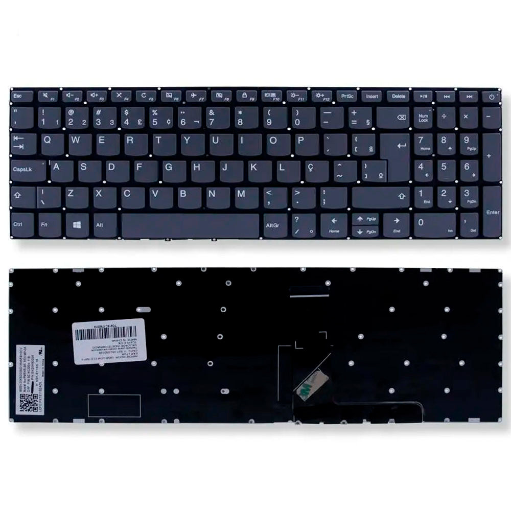 Teclado Notebook Lenovo Ideapad 320, 520-15IKB (15) 80Yh0006Br Preto BR PN SN20K93009
