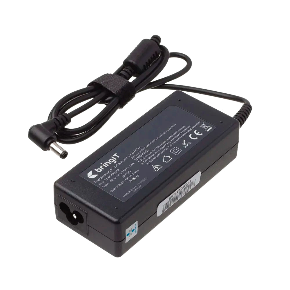 Fonte Notebook Compatível Com Positivo- 19V 3.42A 65W - 5.5 X 2.5mm
