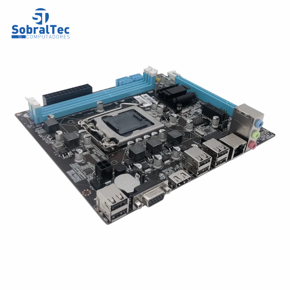 Placa Mãe Lga 1155 Chipset Intel TG-H61 Hdmi i3 i5 i7 2° e 3° Geração Ddr3 Foxconn