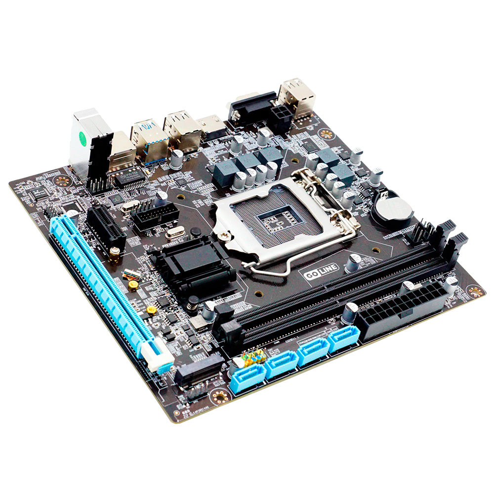 Placa Mãe Goline H110M-GD4, LGA1151, DDR4, LAN Gigabit 1.000MB & M.2 NVME, Para 6ª e 7ª Geração Intel