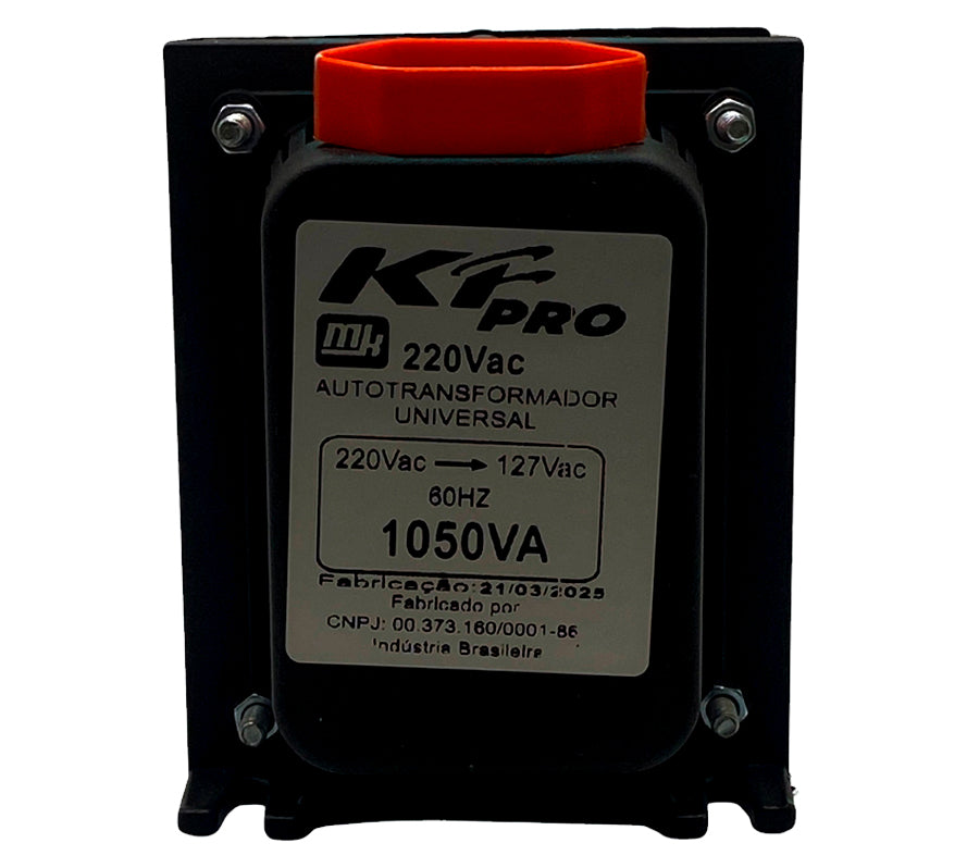 Autotransformador KF, Bivolt 110/220V, 1.050VA, Pro, Preto - TRF0911