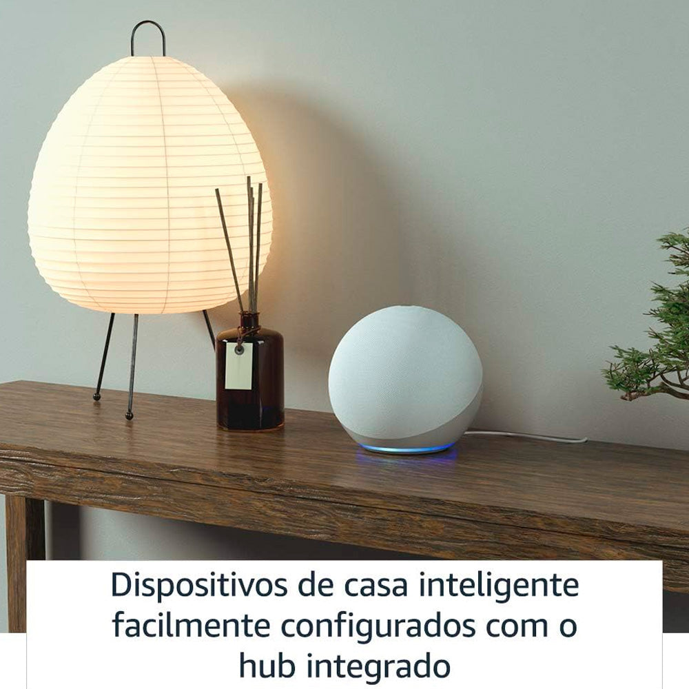 Echo Dot 4ª Geração Smart Speaker com Alexa Inteligência Artificial - Cor Azul