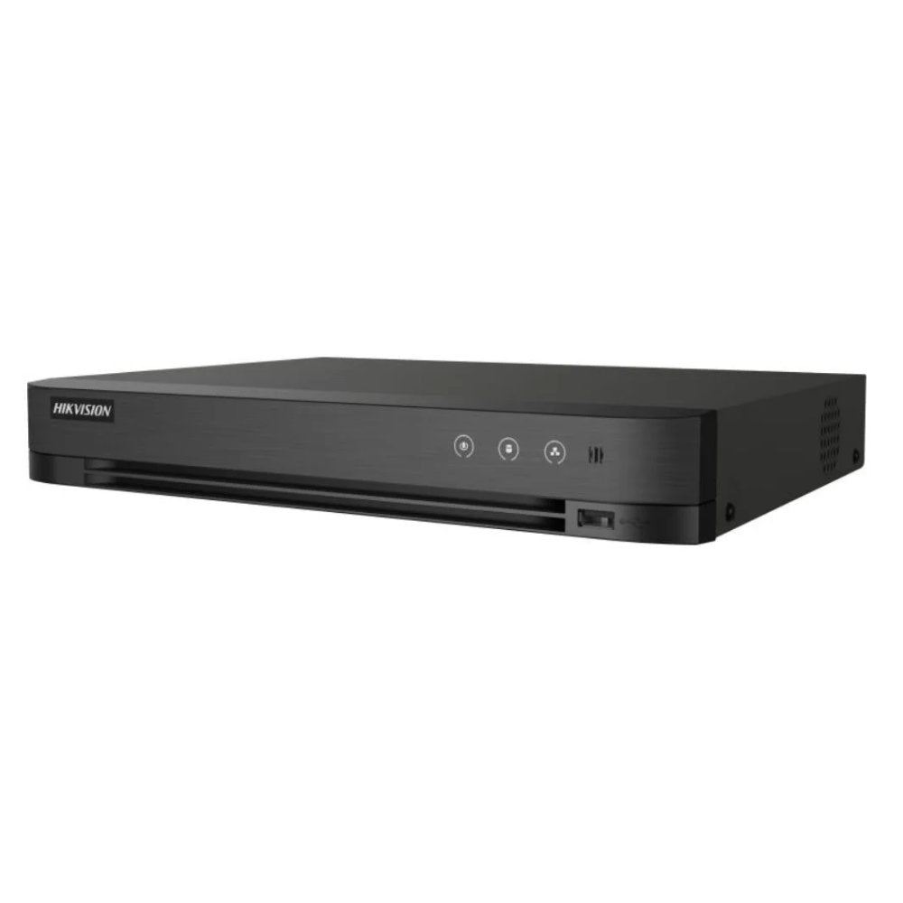 Gravador Digital DVR Hikvision, 16 Canais H.265+, 3K 5MP, Turbo HD 7200 Series Acusense, S/HD - iDS-7216HQHI-M1/S