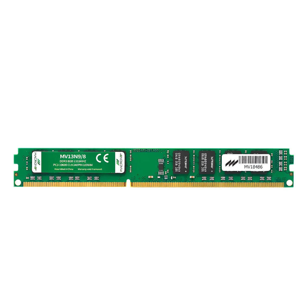 Memória Macrovip 8GB DDR3 1333MHz CL9 UDIMM Desktop MV13N98