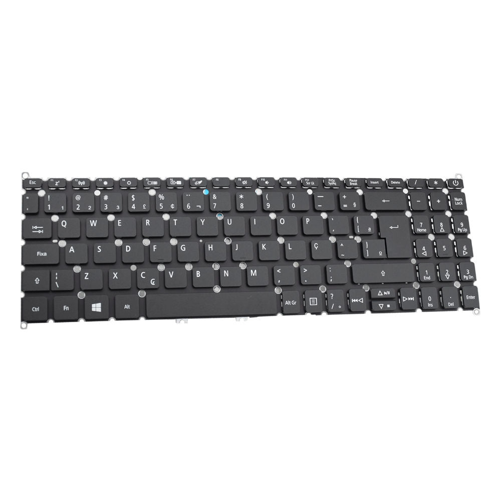 Teclado Notebook Compatível Acer Aspire 5 A515-52G A315-54 A315-42G A115-31, ABNT2, Sem Moldura, Preto, BringIT