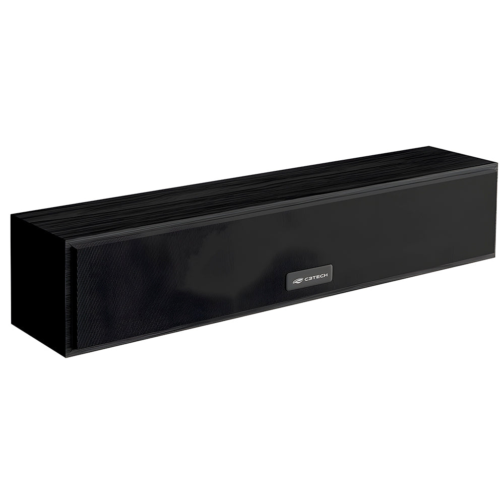 Soundbar 2.0 Conexão P2, Alimentação USB Drive 50mm, 6W, SB-30BK, C3Tech - Preto