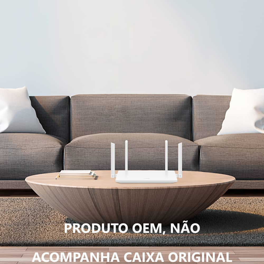 Roteador Huawei Wi-Fi 6 AX2 WS7001 Sem Fio, Dual Band 1500Mbps Gigabit , Mesh+ OEM S/Box – Branco