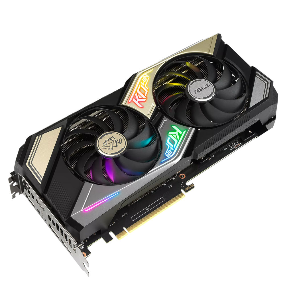 Placa Vídeo ASUS GeForce RTX 3060 Ti KO OC V2, 8GB GDDR6, 256-Bit, 1695MHz Boost, PCIe 4.0, 3xDP, 2xHDMI, LHR