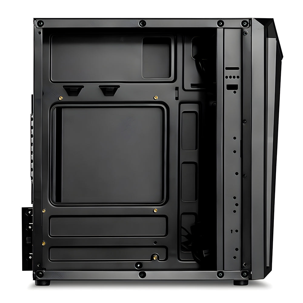 Gabinete Gamer TGT Erion, RGB, Lateral Acrilico, Com 2 Fans, Preto, TGT-ERN-RGB01