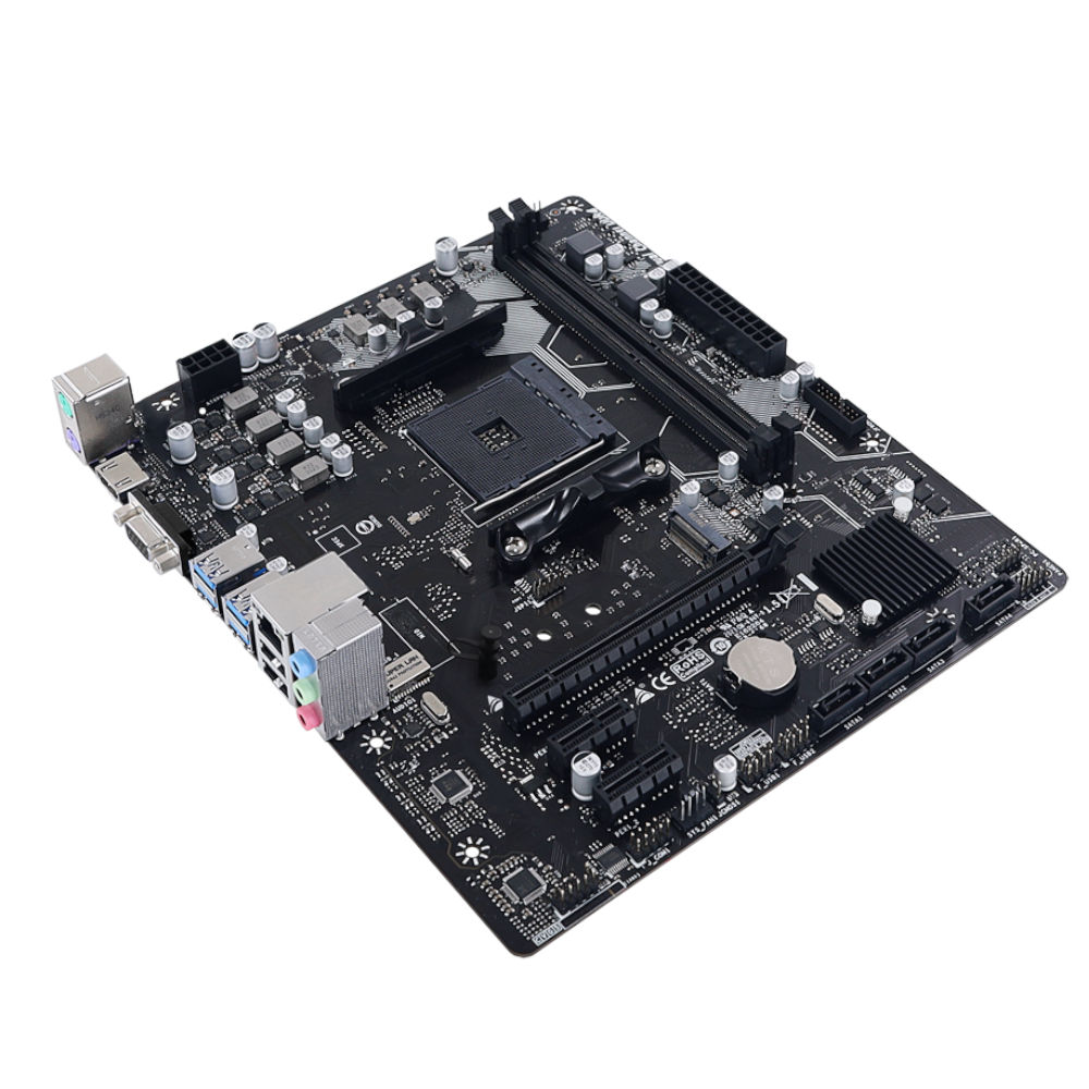 Placa-Mãe Biostar A520MH 3.0 AM4, DDR4 64GB, HDMI, Slot M.2 NVMe, Micro ATX, Suporte Ryzen 3ª/4ª Geração