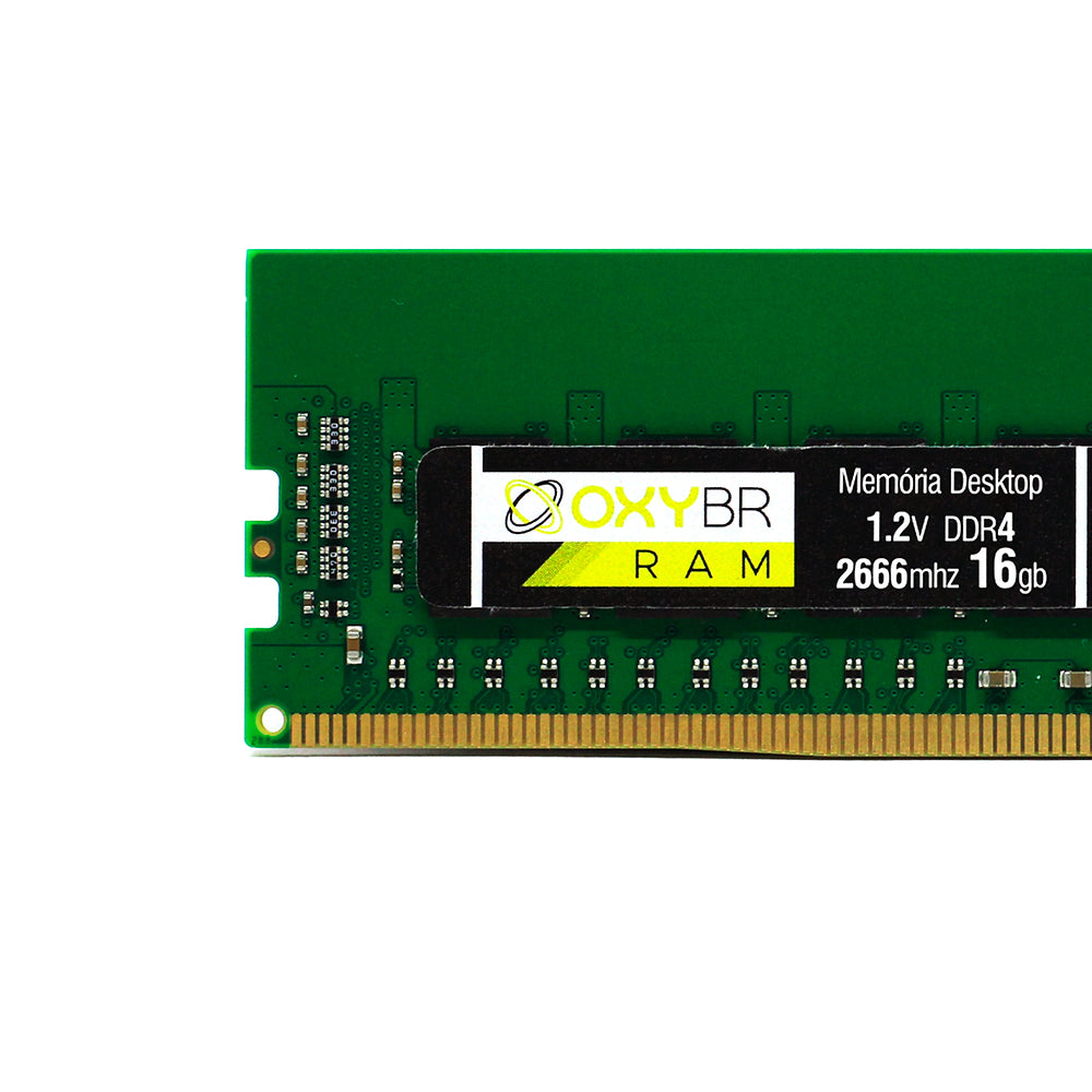 Memória RAM Desktop OXY BR 16GB DDR4 DIMM 2666 MHz 288‑pin 1.2V PC4-21300