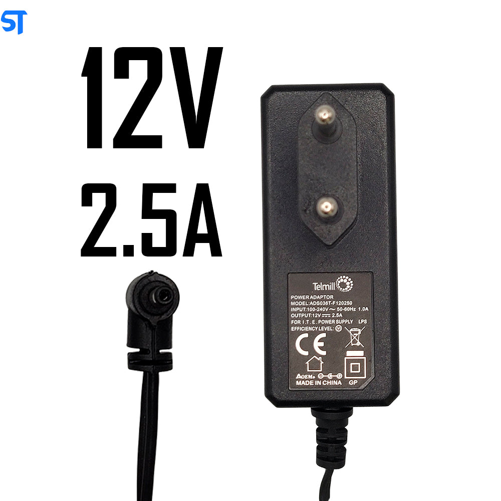 Fonte Carregador Notebook Positivo 12V 2.5A 24W Bivolt 3.5mm x 1.5mm-ASD036T-F12050