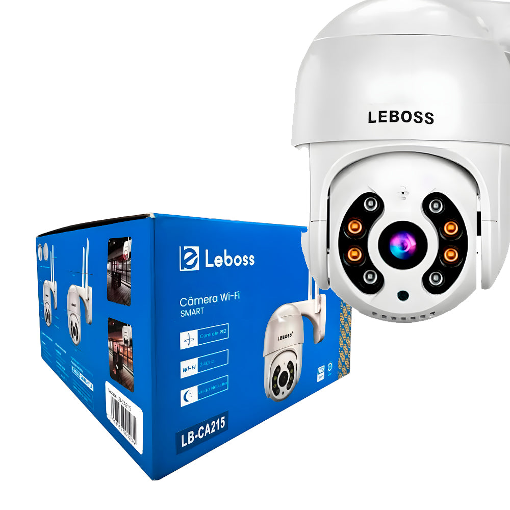 Camera de Segurança IP Externa, Speed Dome, Com 2 Antenas, LeBoss - LB-CA215
