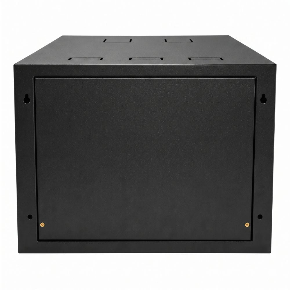 Mini Rack de Parede 19" 8U x 570 mm com Porta de Acrílico Soldado Max Eletron 2050