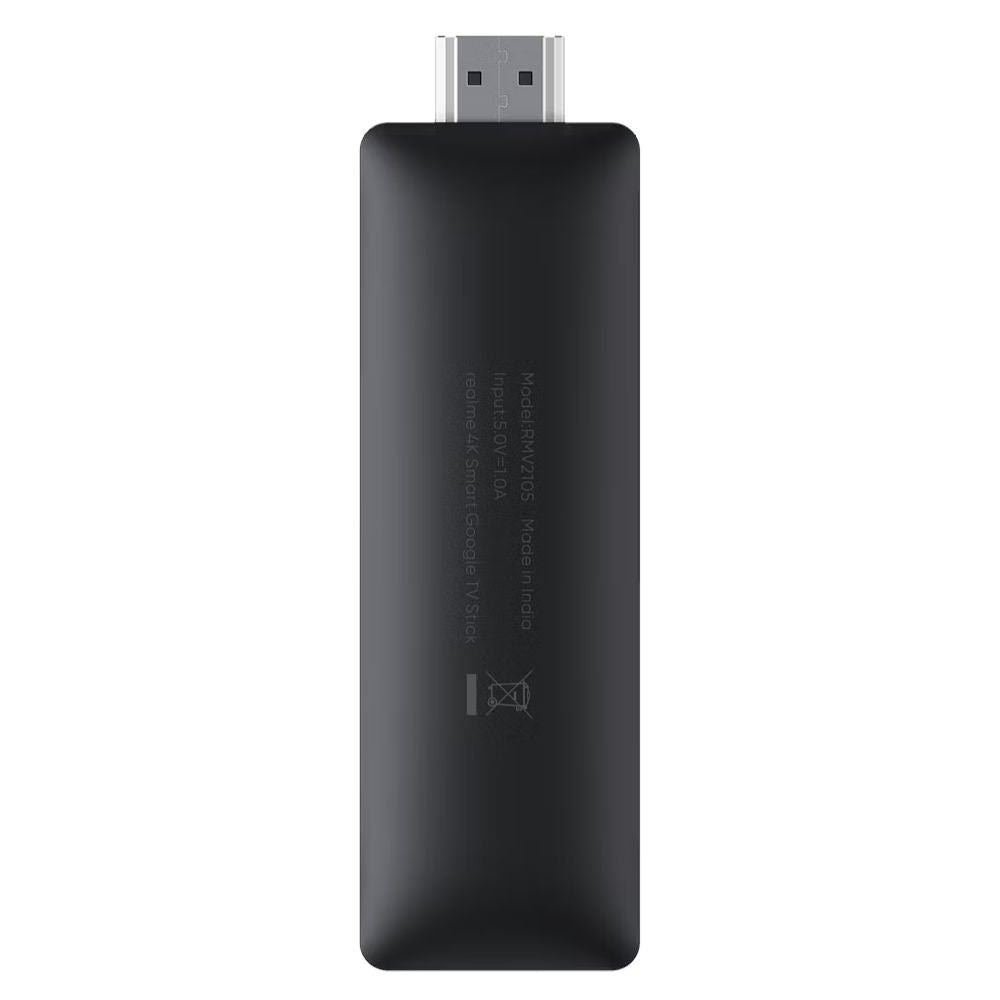 Smart TV Stick Realme 4K RMV2105, Google TV, HDMI 2.1, HDR10+, WiFi/Bluetooth Preto