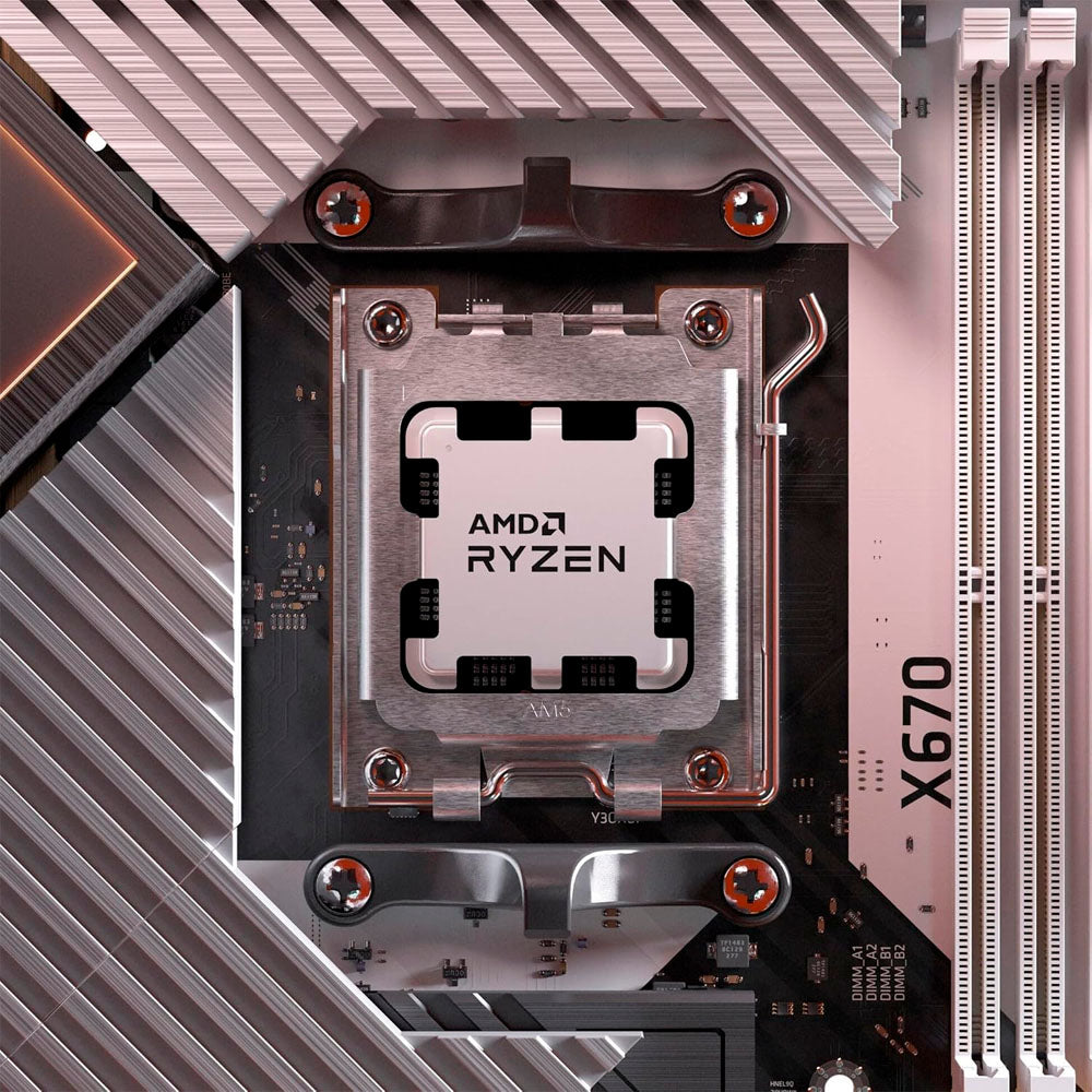 Processador AMD Ryzen 5 8400F, 4.2GHz (4.7GHz Turbo), 6-Cores 12-Threads, AM5, Com Cooler AMD Wraith Stealth, 100-100001