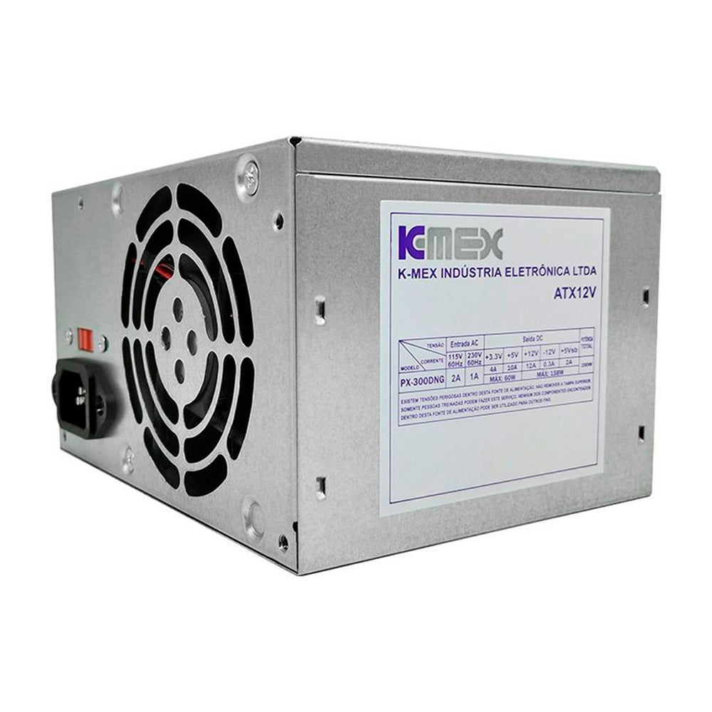 Fonte K-Mex ATX, 200W Real - PX300DNG