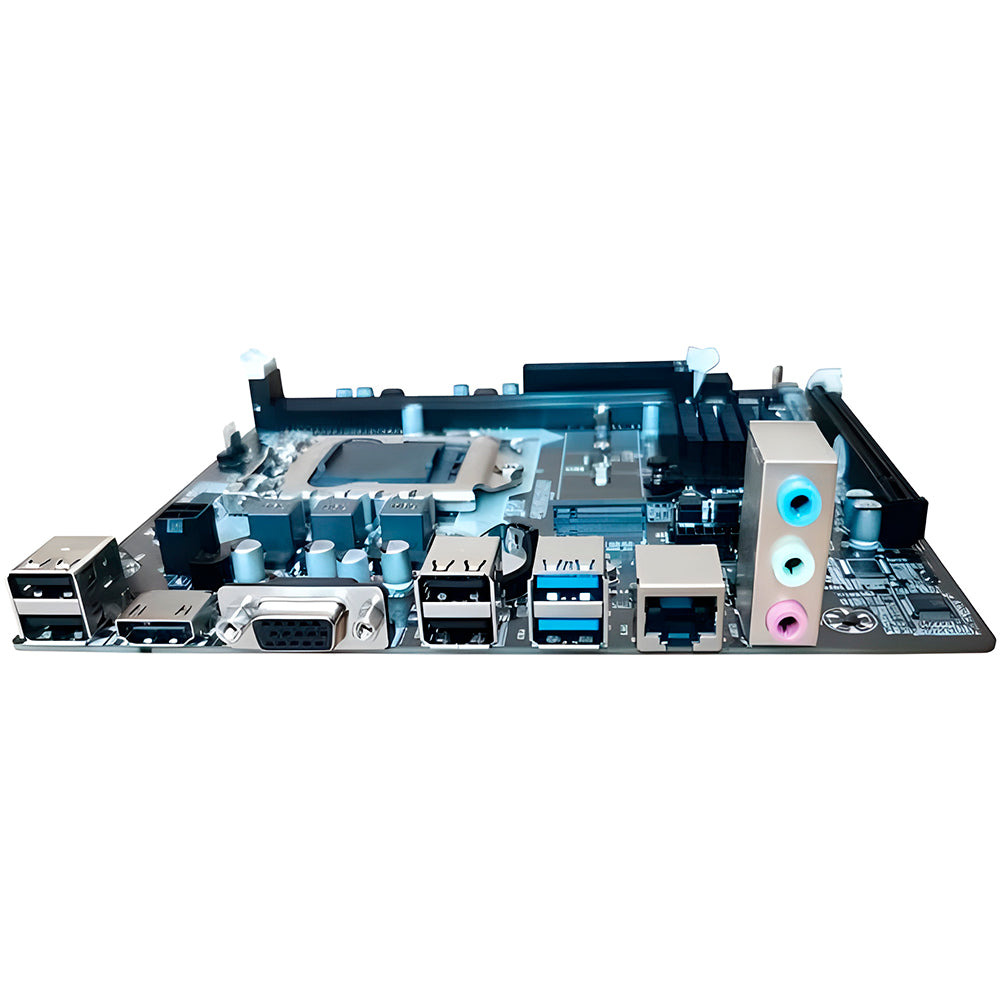 Placa Mãe Soquete 1150 H81 DDR3, Com Slot Para SSD M.2, PCi Express, HDMI e Rede Gigabit, Goldentec - GT-H81-M2