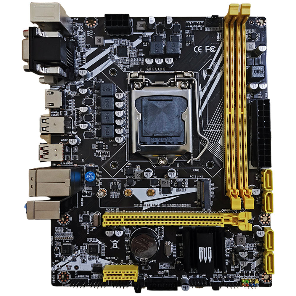 Placa Mãe Intel LGA 1200, G-Q570, Slot M.2 NVMe, VGA, HDMI, Revenger