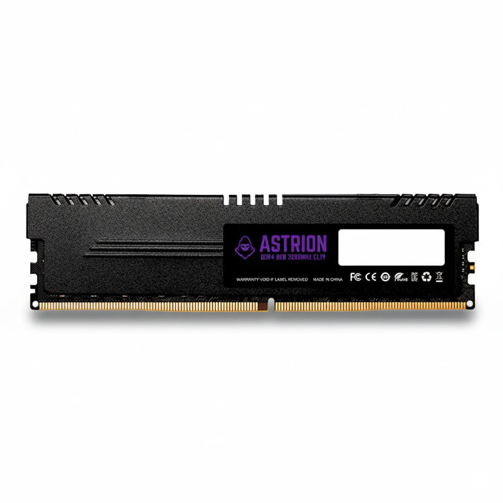 Memória RAM Desktop Mancer Astrion, 8GB (1x8GB), DDR4, 3200MHz, C19, Preto, MCR-ASTN-8GB