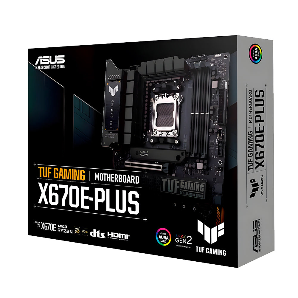 Placa Mãe Asus TUF Gaming X670E-Plus, DDR5, Socket AM5, ATX, Chipset AMD X670, TUF-GAMING-X670E-PLUS