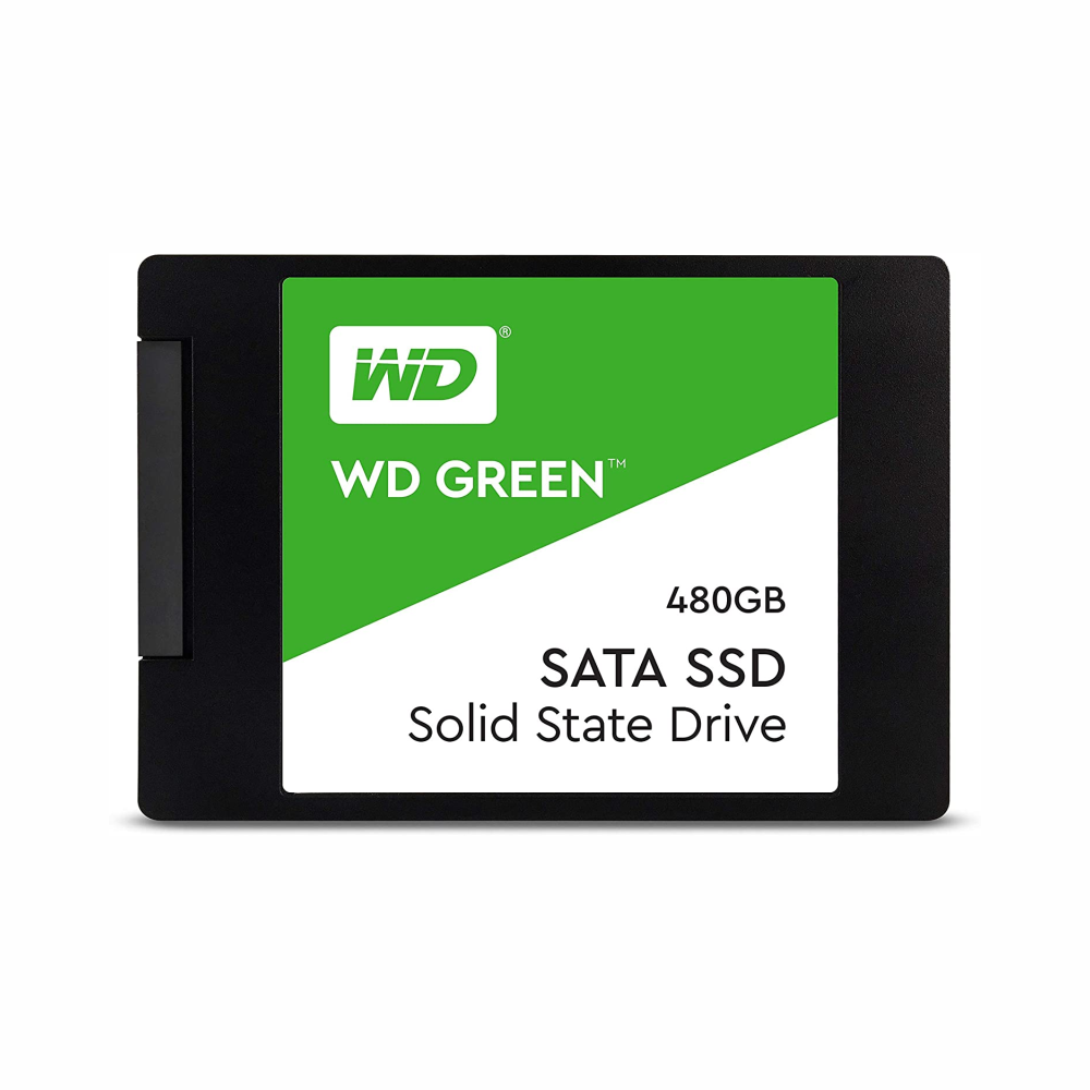 SSD WD Green 480GB SATA III 2.5" Leitura 545MB/s Gravação 430MB/s WDS480G2G0A