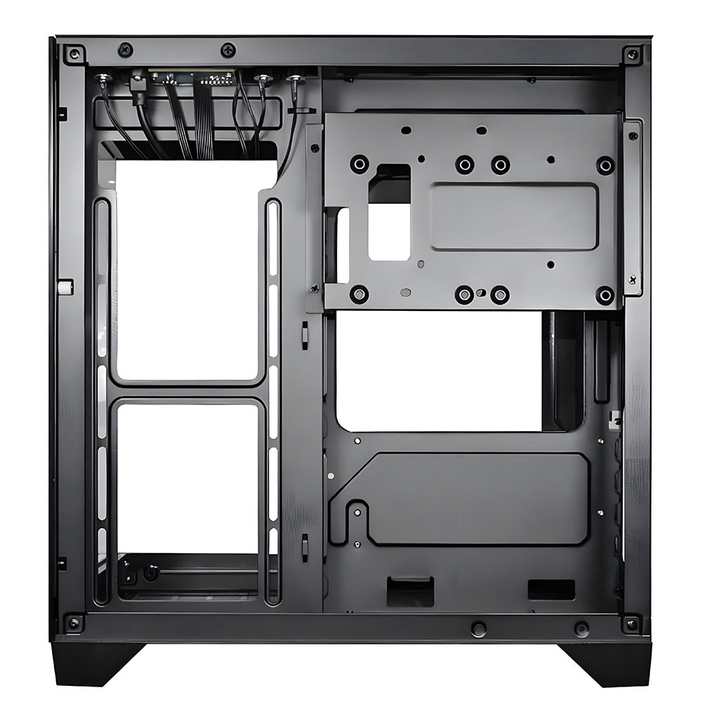 Gabinete Gamer K-Mex Space Aqua CG10-KN, Mini-tower, Lateral de Vidro, Preto, CG10KNRH001CB0X