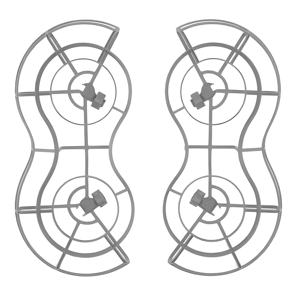 Protetor de Hélice Para Drone, DJI Mini 4 Pro, 360 Graus, Contra Batida, Cinza