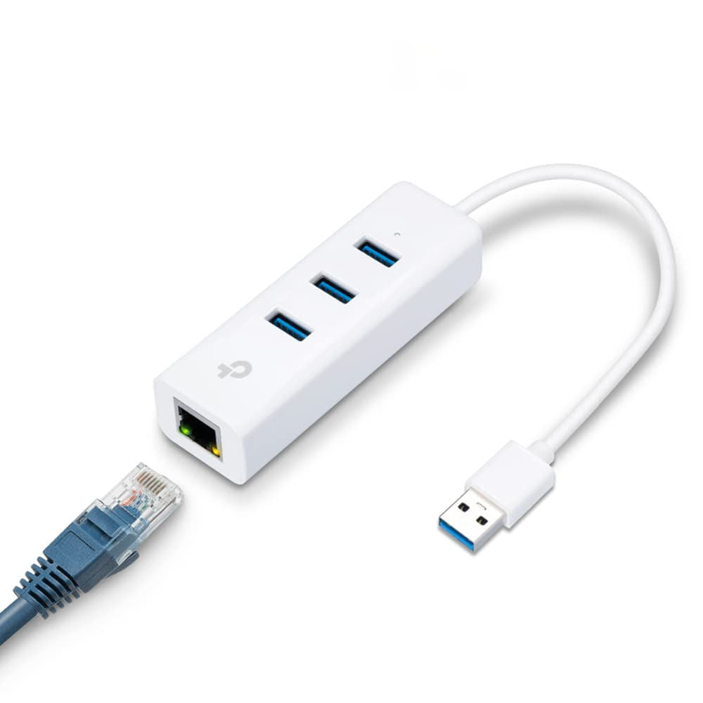 Hub USB 3.0 TP-Link UE330 e Placa de Rede Externa Gigabit RJ45 Windows Mac Linux