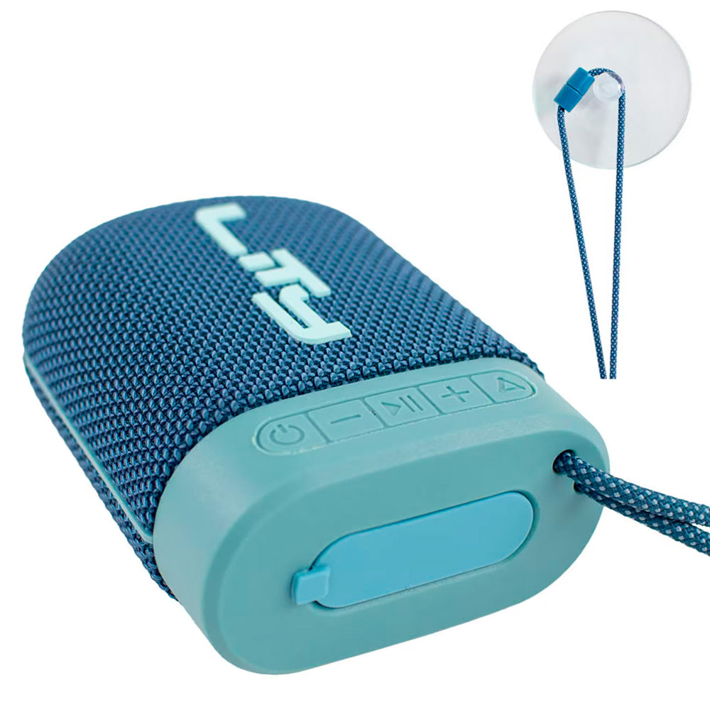 Caixa de Som Portatíl Bluetooth, 5W, Protecao IP67, Lity B10 - Azul