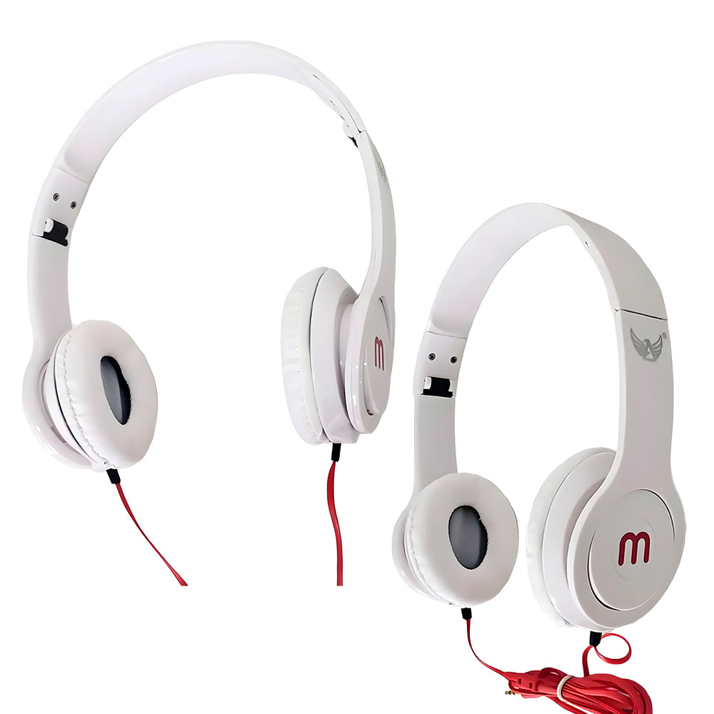 HeadPhone Com Conector P2 ALTOMEX Branco - A-888