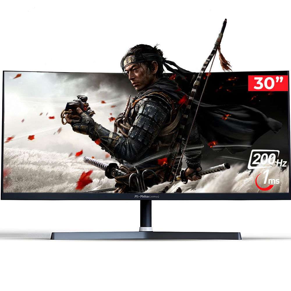 Monitor Gamer Philco 30 Pol., PMG30C900WFG, Curvo, HDR10 Wide 200Hz - Bivolt