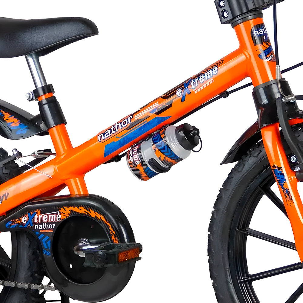 Bicicleta Infantil Masculinho Nathor Aro 16 Extreme - Laranja