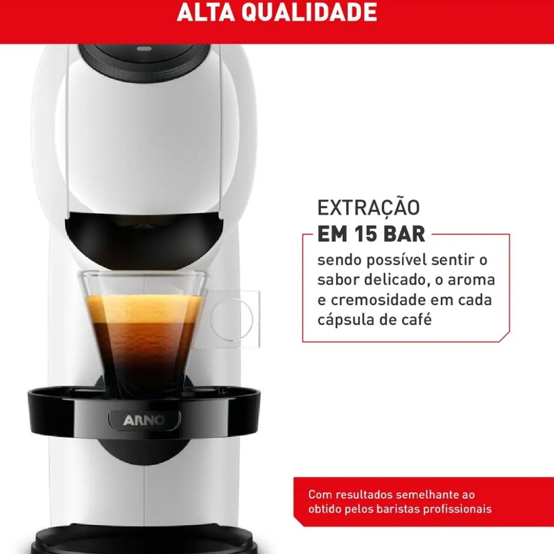 Cafeteira Expresso Nescafé Dolce Gusto, Arno, Genio S Basic DGS1, 220V, Branco