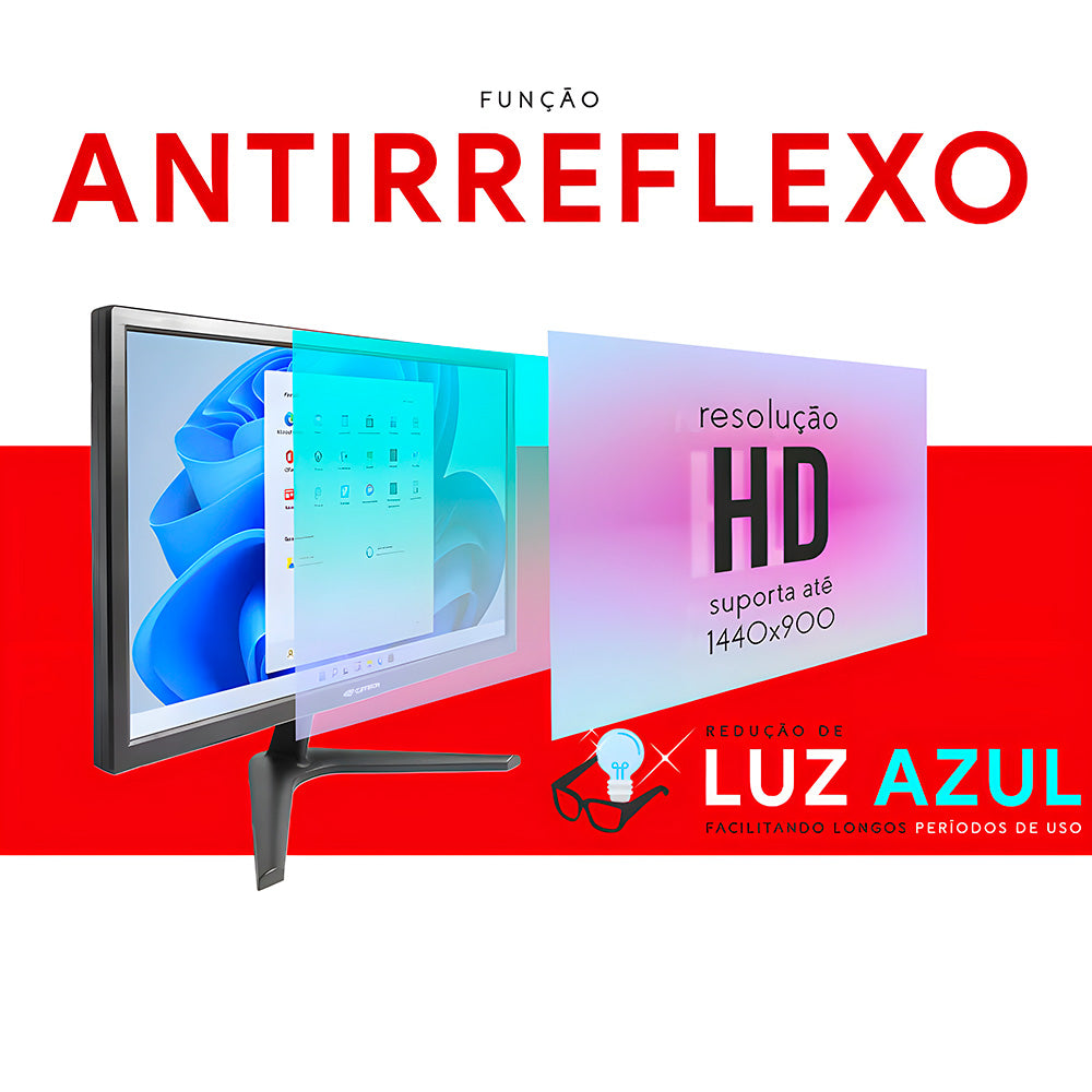 Monitor LED 19 Polegadas 5ms MR-19, Resolução HD 1440x900 - C3Tech